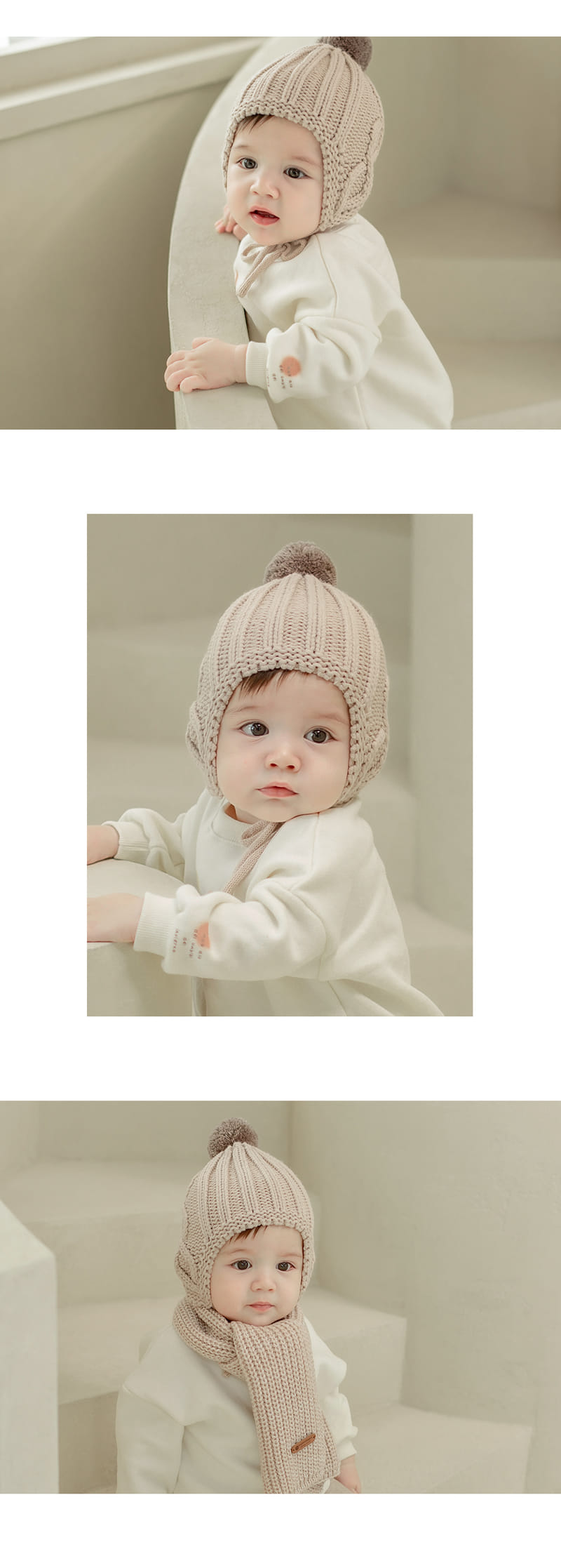HAPPY PRINCE - Korean Children Fashion - #Kfashion4kids - Raines Bell Knit Baby Hat - 4