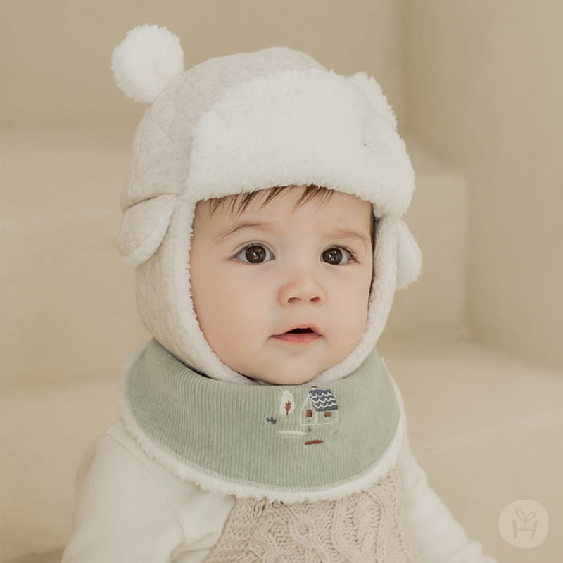 HAPPY PRINCE - Korean Children Fashion - #Kfashion4kids - Abel Snow Banana Bib