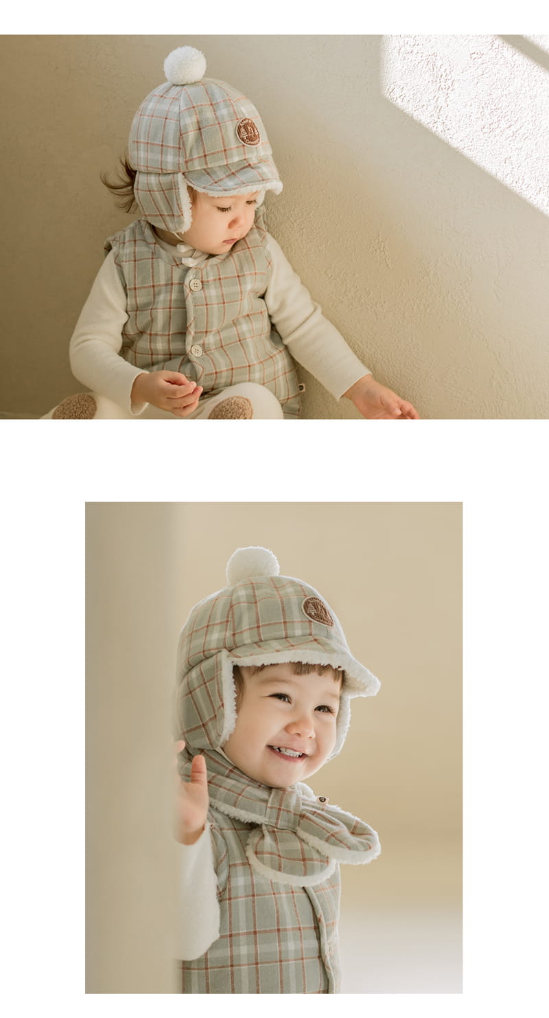 HAPPY PRINCE - Korean Children Fashion - #Kfashion4kids - Ruhen Winter Baby Cap - 4
