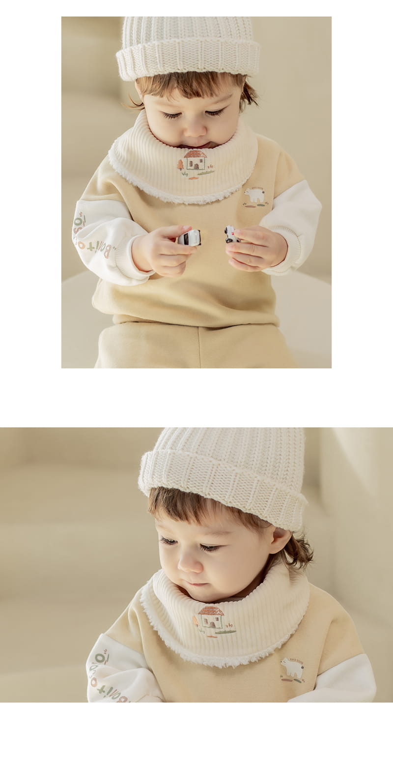 HAPPY PRINCE - Korean Children Fashion - #Kfashion4kids - Alonso Snow Banan Bib - 5