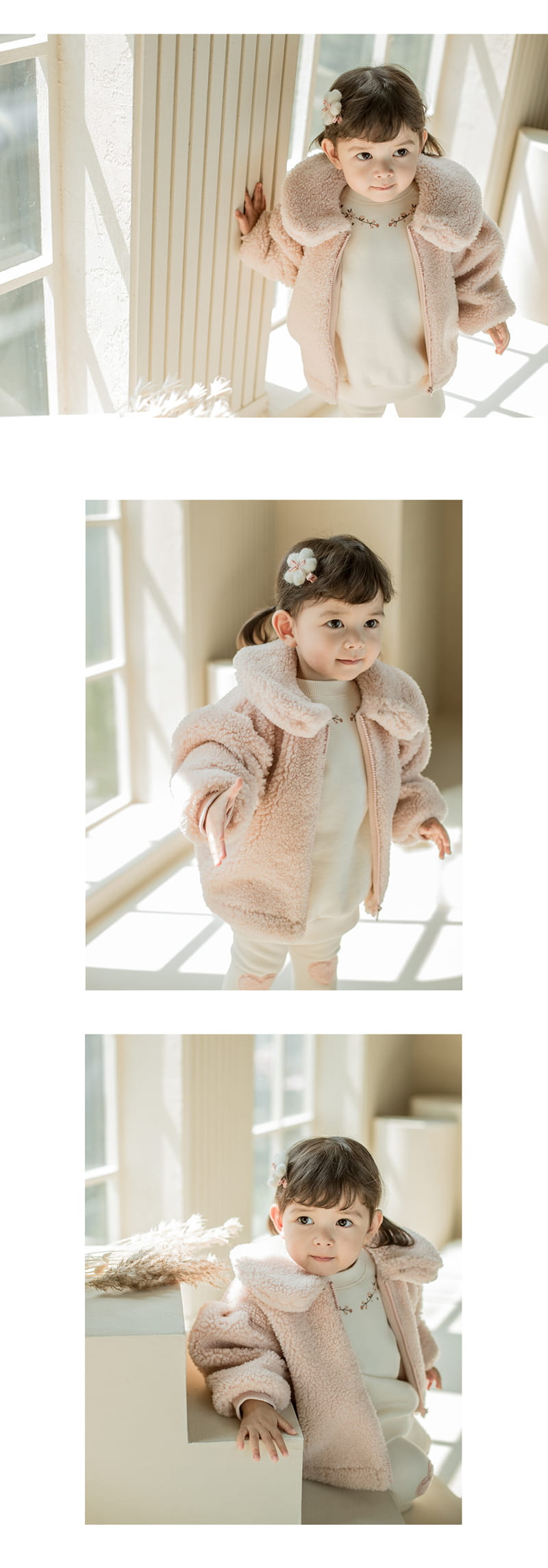 HAPPY PRINCE - Korean Children Fashion - #Kfashion4kids - Romantic Fleece Zip-up - 4