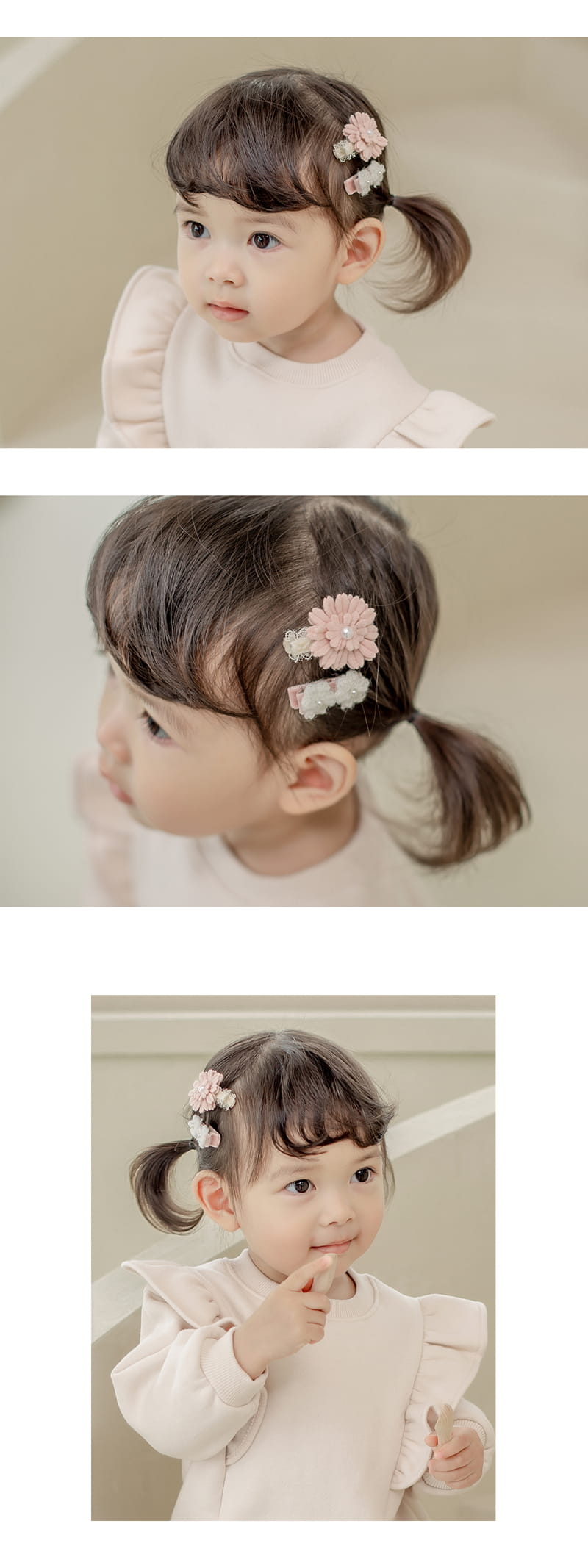 HAPPY PRINCE - Korean Children Fashion - #Kfashion4kids - Luel Mini Hairpin [set of 5] - 4