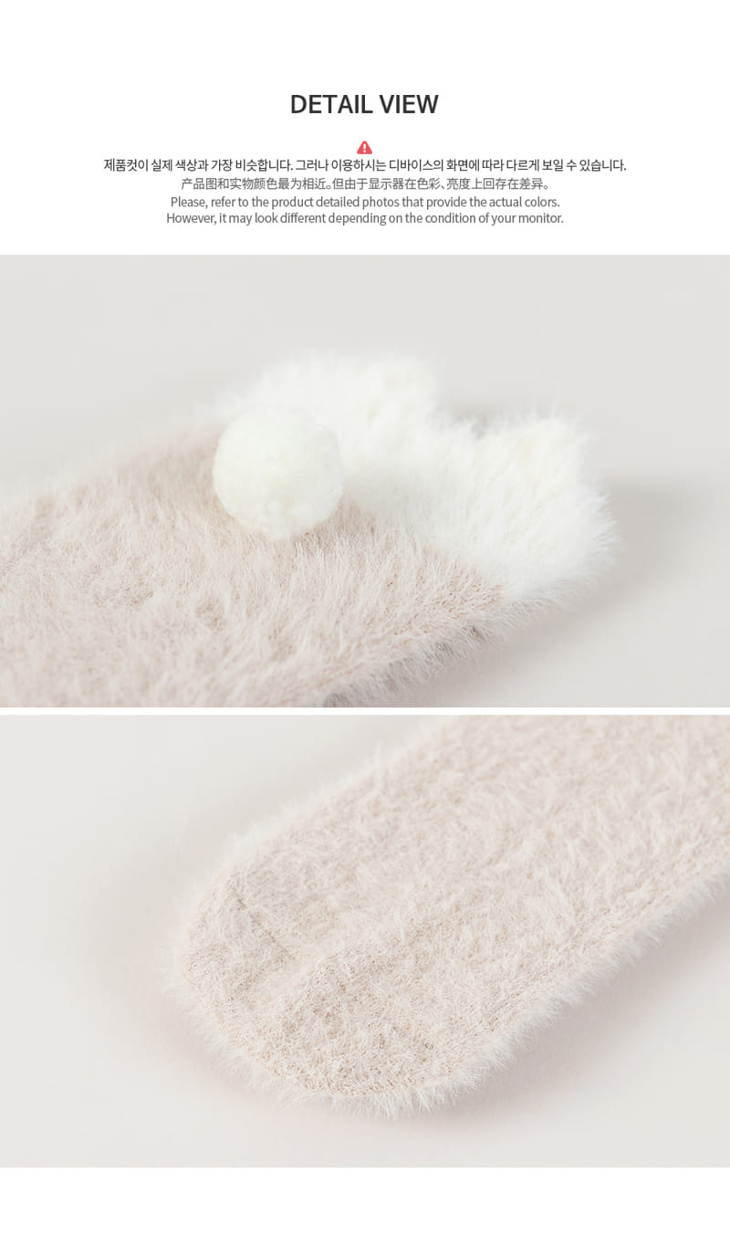 HAPPY PRINCE - Korean Children Fashion - #Kfashion4kids - Teddy Winter Baby Boots Socks [set of 5] - 6