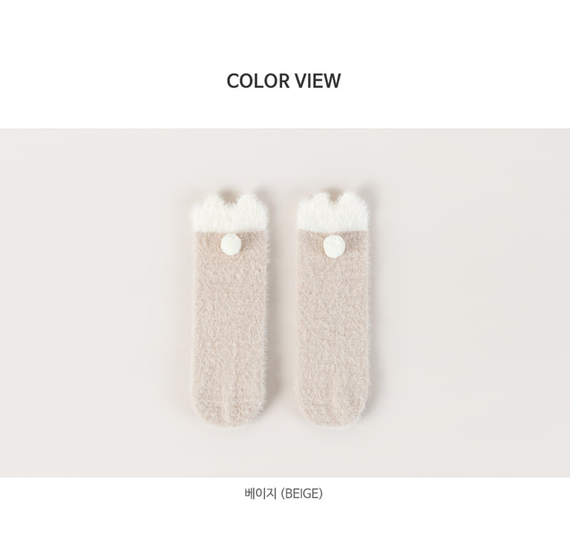 HAPPY PRINCE - Korean Children Fashion - #Kfashion4kids - Teddy Winter Baby Boots Socks [set of 5] - 7