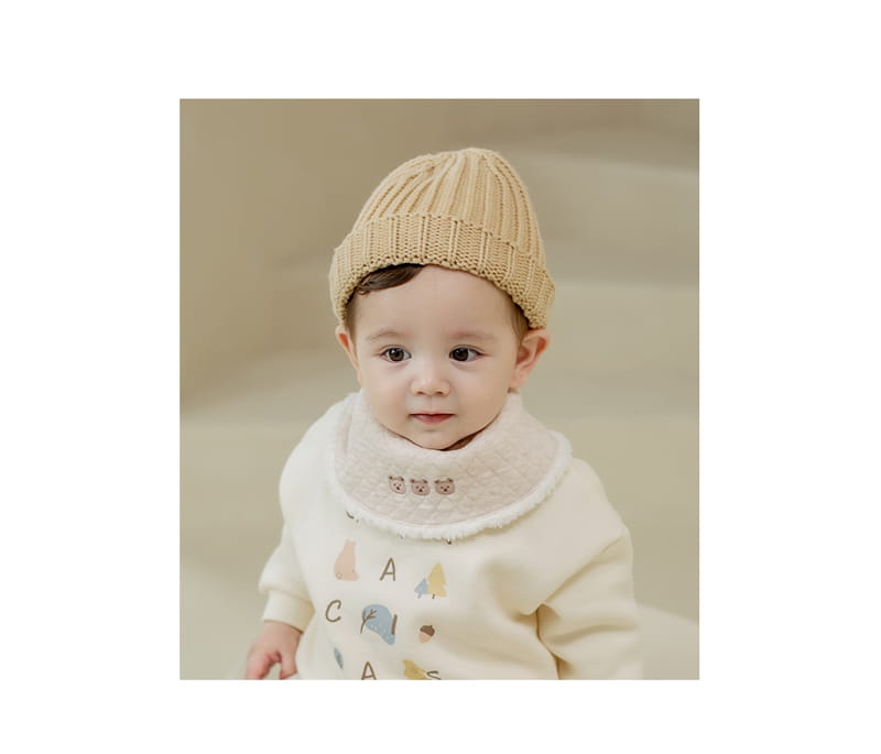 HAPPY PRINCE - Korean Children Fashion - #Kfashion4kids - Kobe Snow Baby Bib - 2
