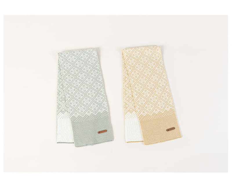 HAPPY PRINCE - Korean Children Fashion - #Kfashion4kids - Karmin Knit Reversible Muffler - 5