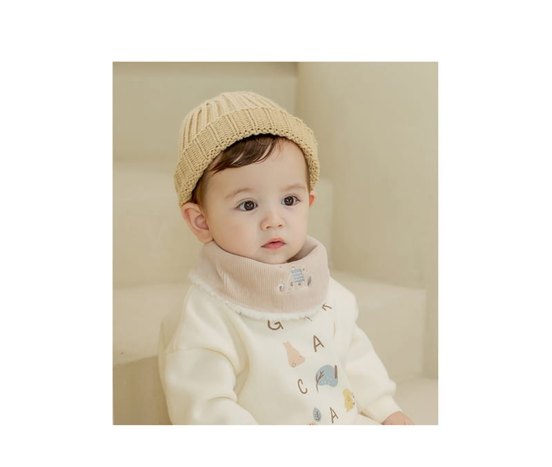 HAPPY PRINCE - Korean Children Fashion - #Kfashion4kids - Miguel Snow Banana Bib - 2