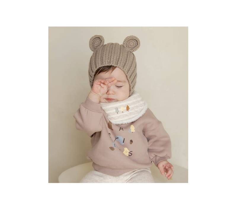 HAPPY PRINCE - Korean Children Fashion - #Kfashion4kids - Max Snow Banana Bib - 2
