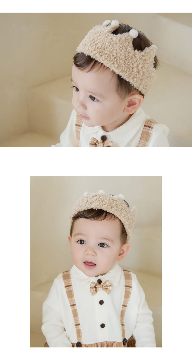 HAPPY PRINCE - Korean Children Fashion - #Kfashion4kids - Rense Crown Baby Hairband - 4