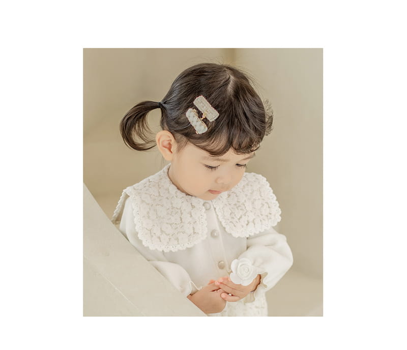 HAPPY PRINCE - Korean Children Fashion - #Kfashion4kids - Dior Mini Baby Hairpin [set of 5] - 2