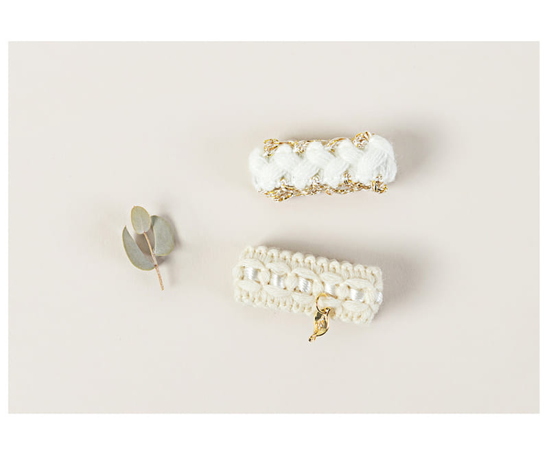 HAPPY PRINCE - Korean Children Fashion - #Kfashion4kids - Dior Mini Baby Hairpin [set of 5] - 5