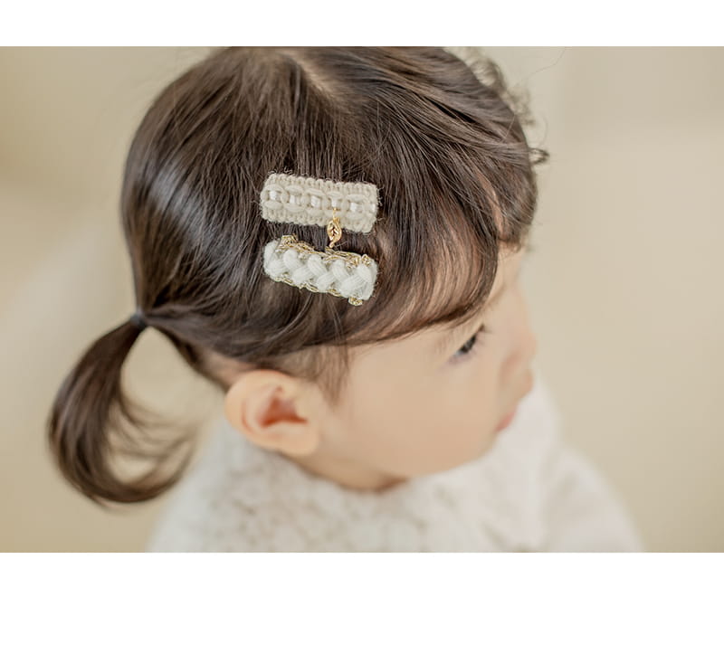 HAPPY PRINCE - Korean Children Fashion - #Kfashion4kids - Dior Mini Baby Hairpin [set of 5] - 6