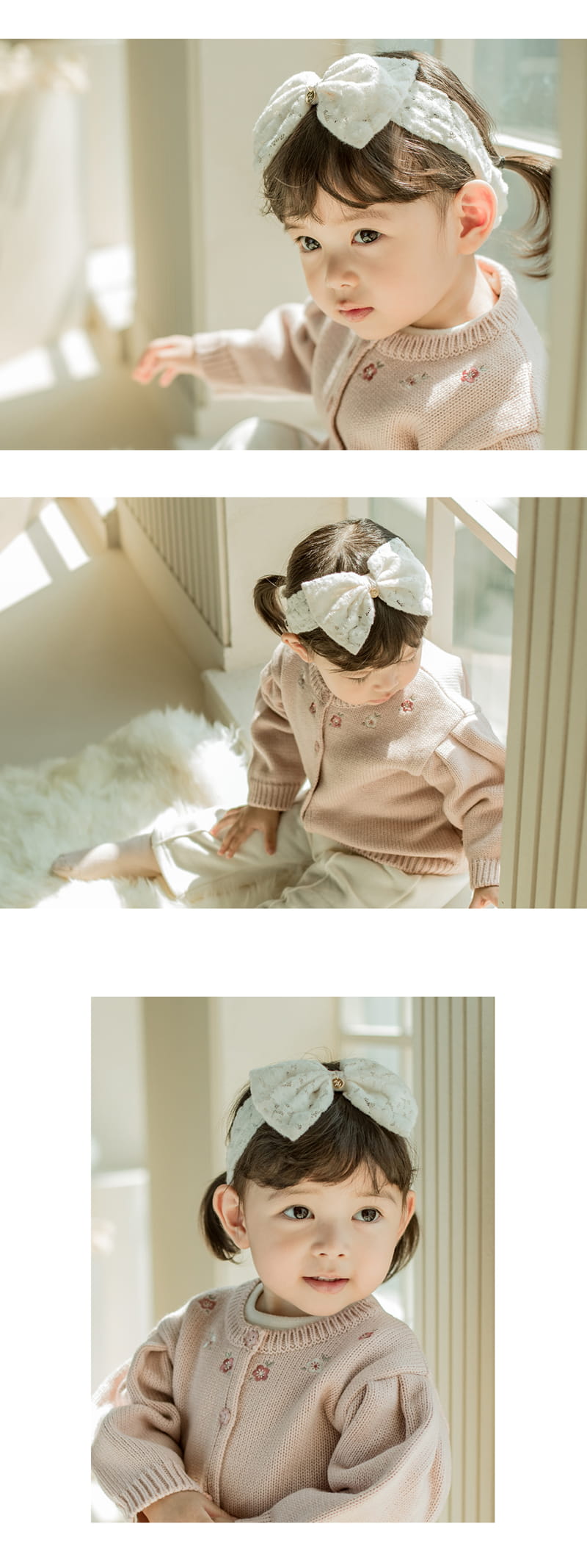 HAPPY PRINCE - Korean Children Fashion - #Kfashion4kids - Daan Lace Hairband [set of 5] - 4