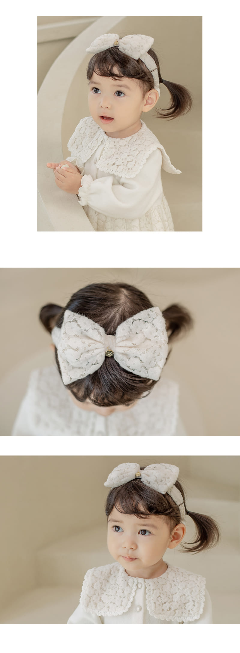 HAPPY PRINCE - Korean Children Fashion - #Kfashion4kids - Daan Lace Hairband [set of 5] - 6