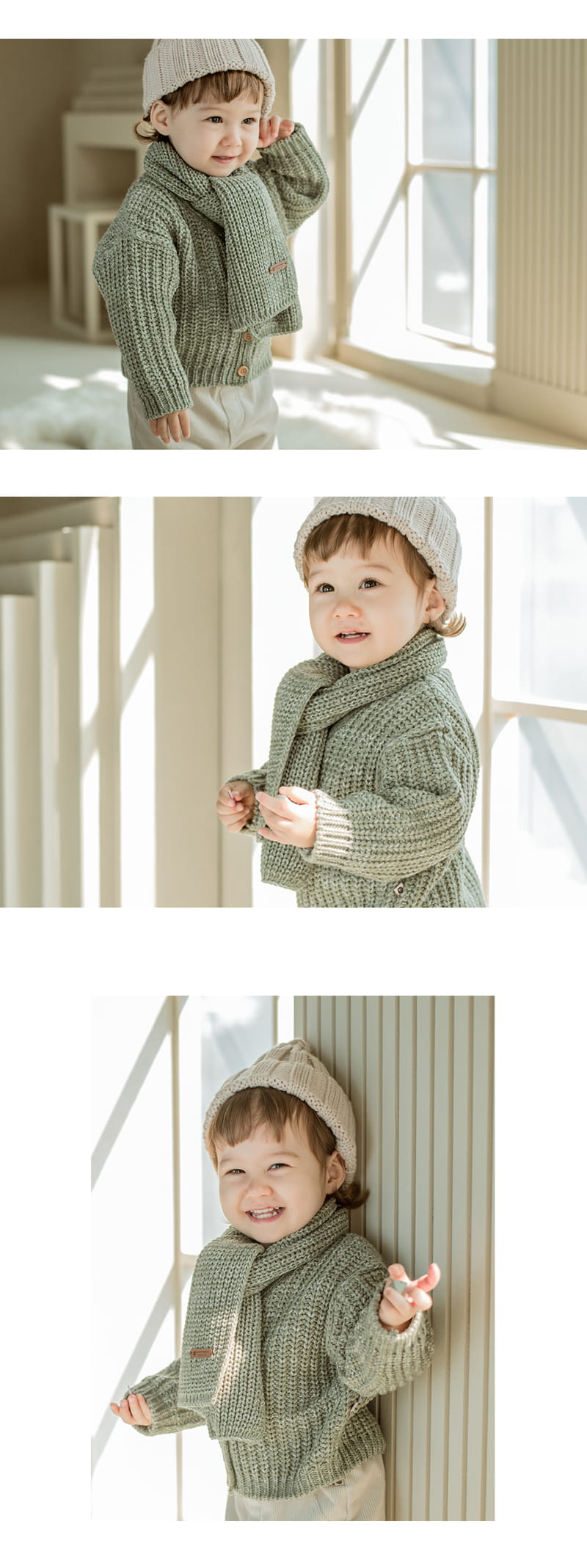 HAPPY PRINCE - Korean Children Fashion - #Kfashion4kids - Commtte Knit Muffler - 4