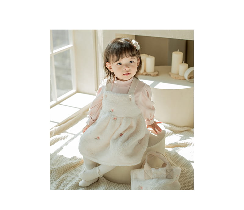 HAPPY PRINCE - Korean Children Fashion - #Kfashion4kids - Barsha Overall Skirt - 2