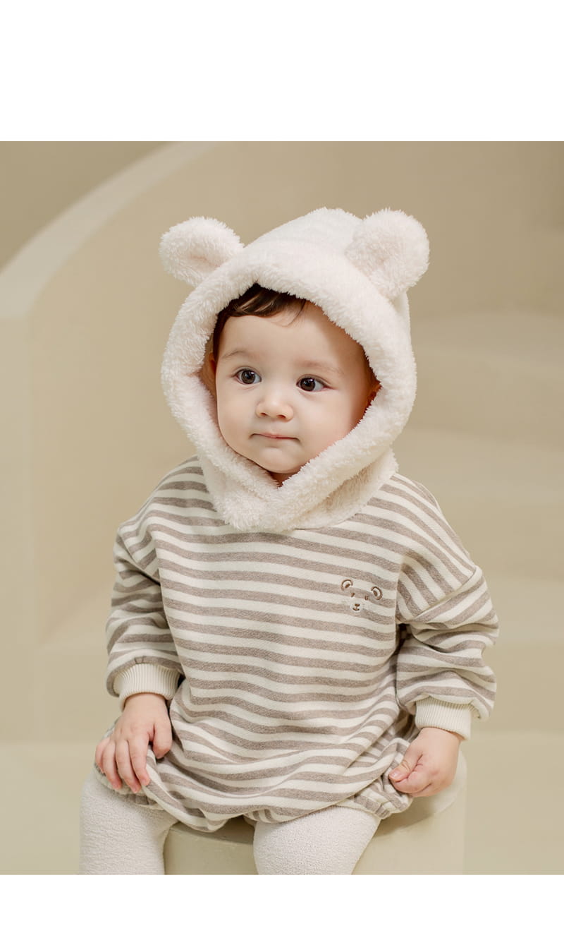 HAPPY PRINCE - Korean Children Fashion - #Kfashion4kids - Max Hood Fleece Lined Coveralls