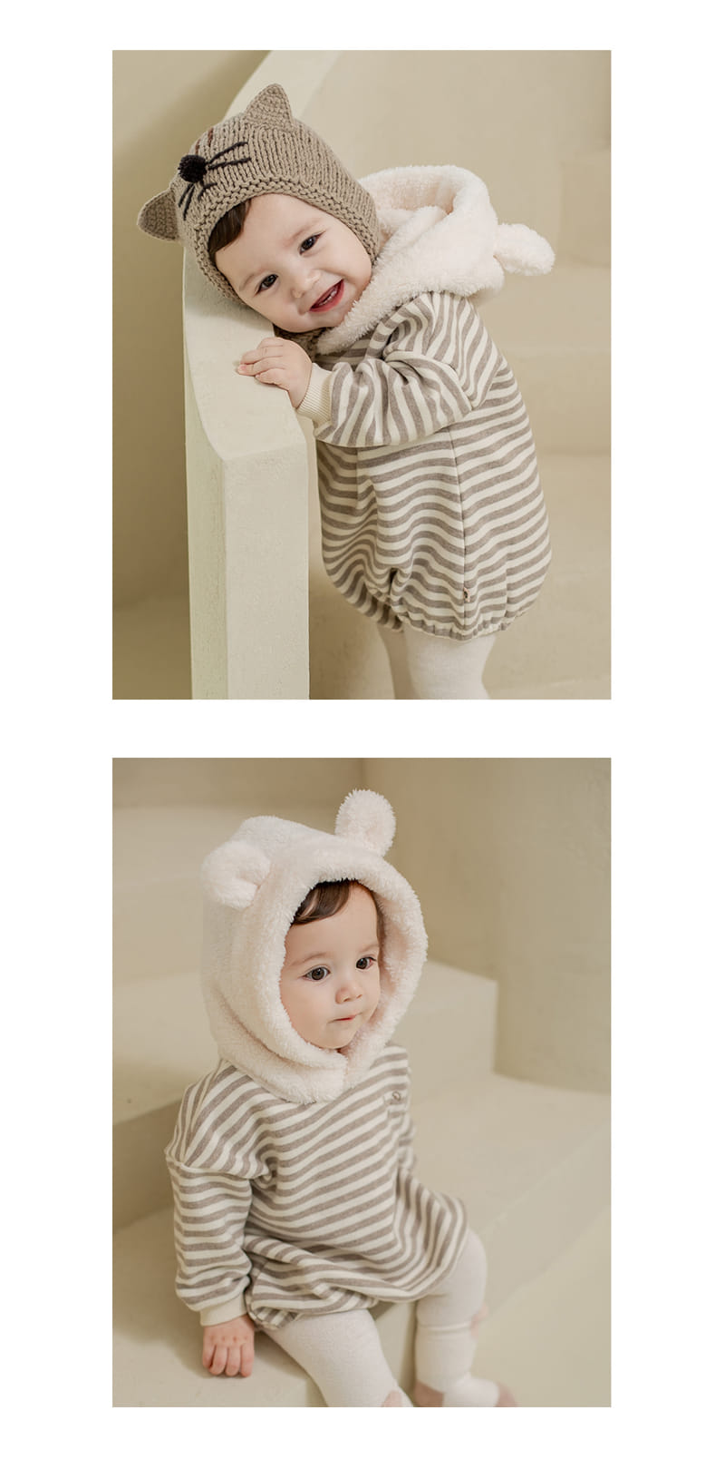 HAPPY PRINCE - Korean Children Fashion - #Kfashion4kids - Max Hood Fleece Lined Coveralls - 5
