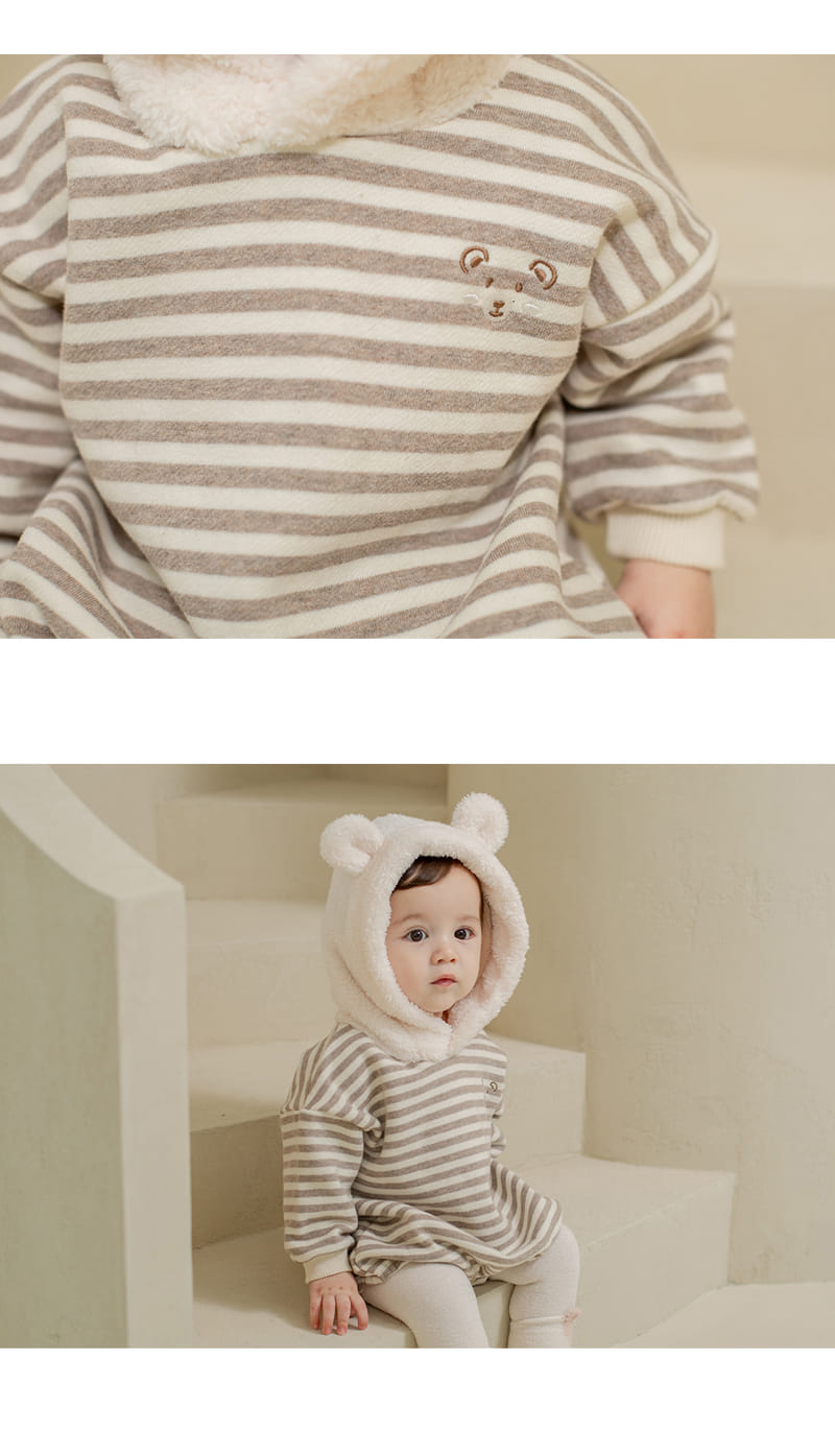 HAPPY PRINCE - Korean Children Fashion - #Kfashion4kids - Max Hood Fleece Lined Coveralls - 6