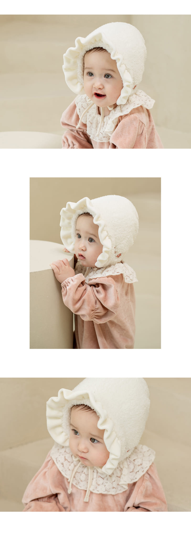 HAPPY PRINCE - Korean Children Fashion - #Kfashion4kids - Lilu Frill Winter Bonnet - 4