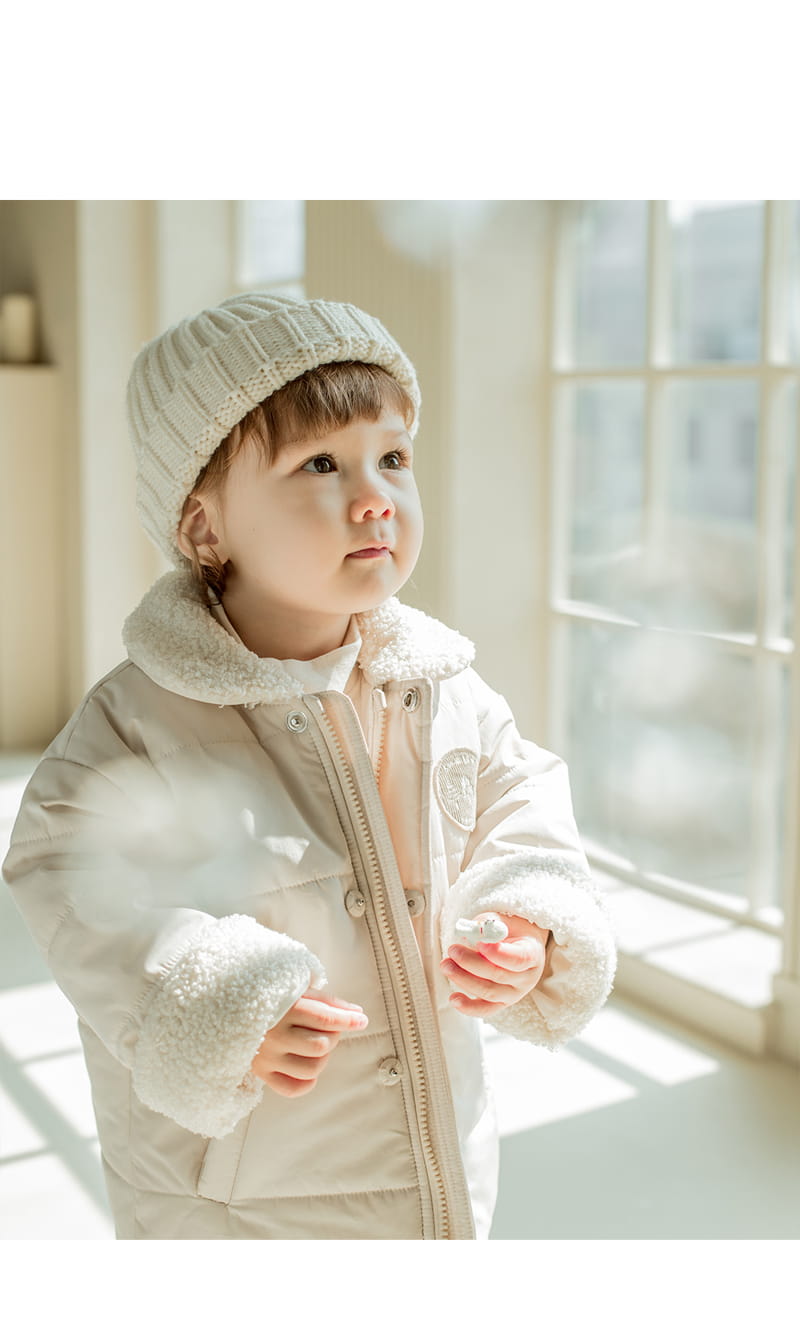 HAPPY PRINCE - Korean Children Fashion - #Kfashion4kids - Grain Baby Padding Jumper