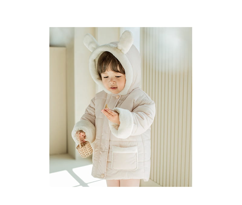 HAPPY PRINCE - Korean Children Fashion - #Kfashion4kids - Gras Padding Jumper - 2