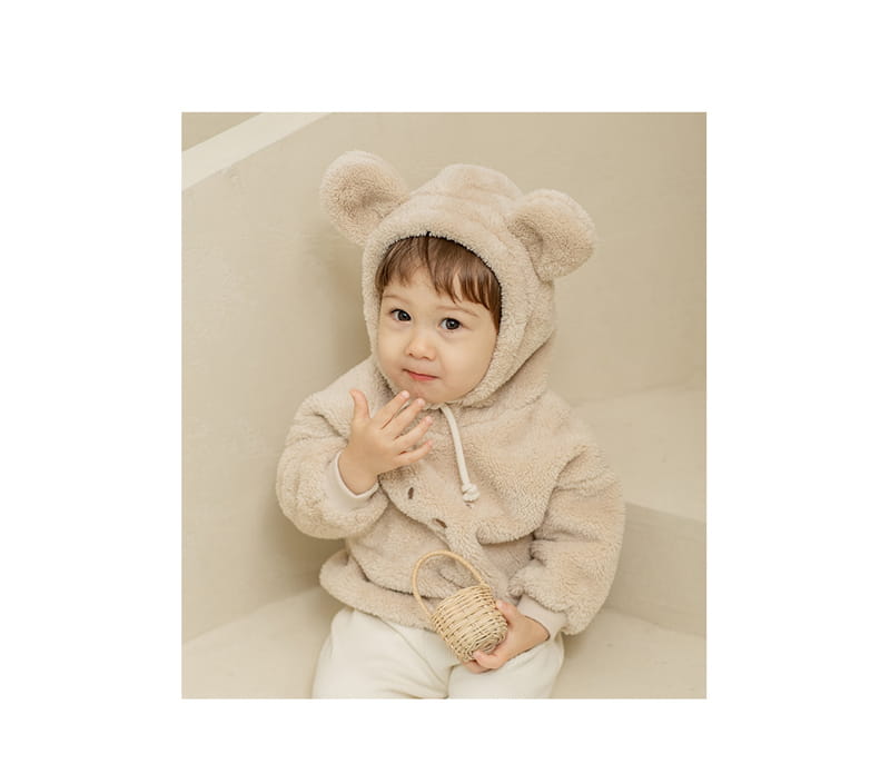 HAPPY PRINCE - Korean Children Fashion - #Kfashion4kids - Bauw Fleece Hoodie - 2