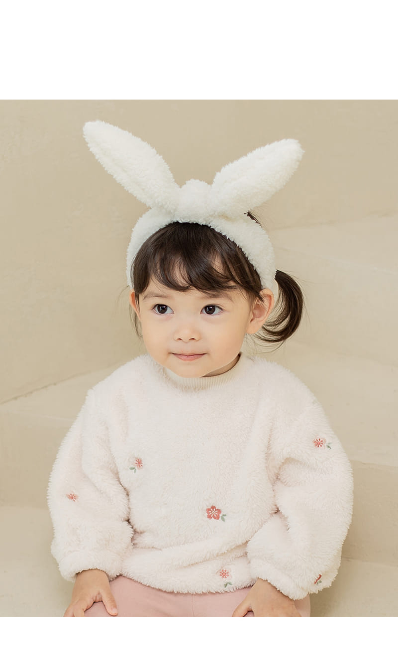 HAPPY PRINCE - Korean Children Fashion - #Kfashion4kids - Hola Bunny Bib with Hairband