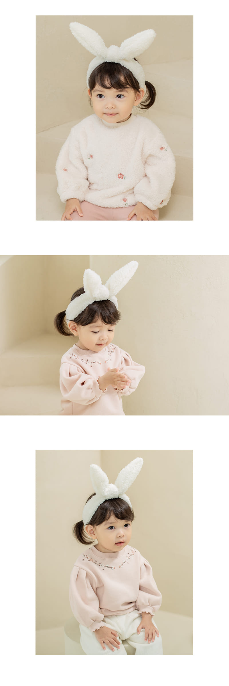 HAPPY PRINCE - Korean Children Fashion - #Kfashion4kids - Hola Bunny Bib with Hairband - 6