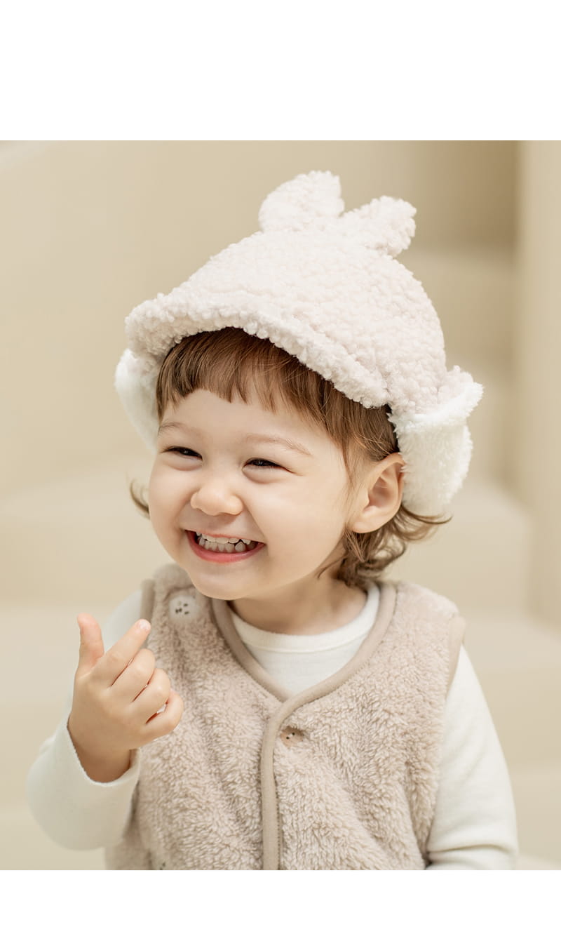 HAPPY PRINCE - Korean Children Fashion - #Kfashion4kids - Mateo Fleece Kined Baby Cap