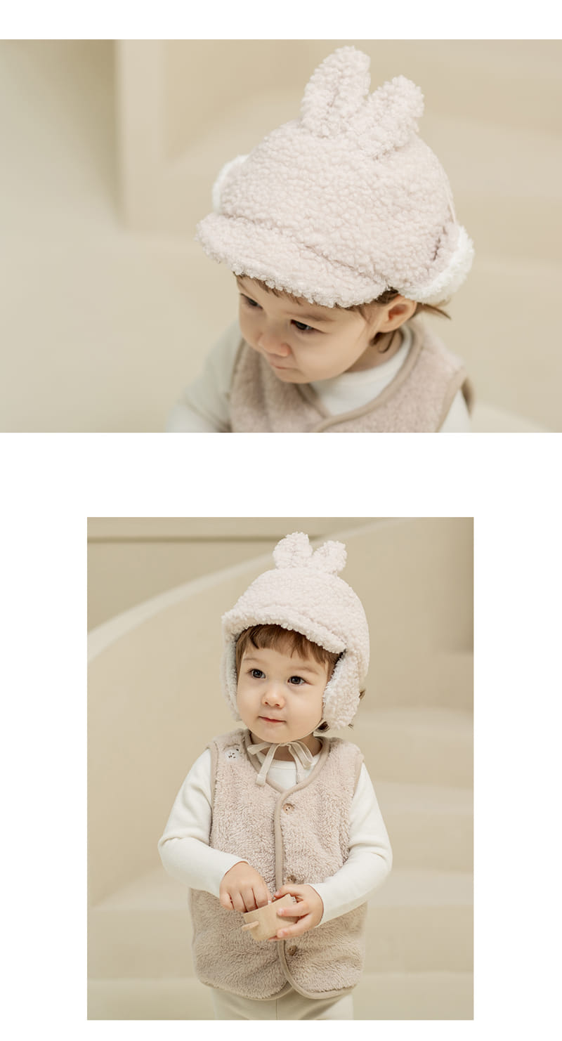HAPPY PRINCE - Korean Children Fashion - #Kfashion4kids - Mateo Fleece Kined Baby Cap - 5