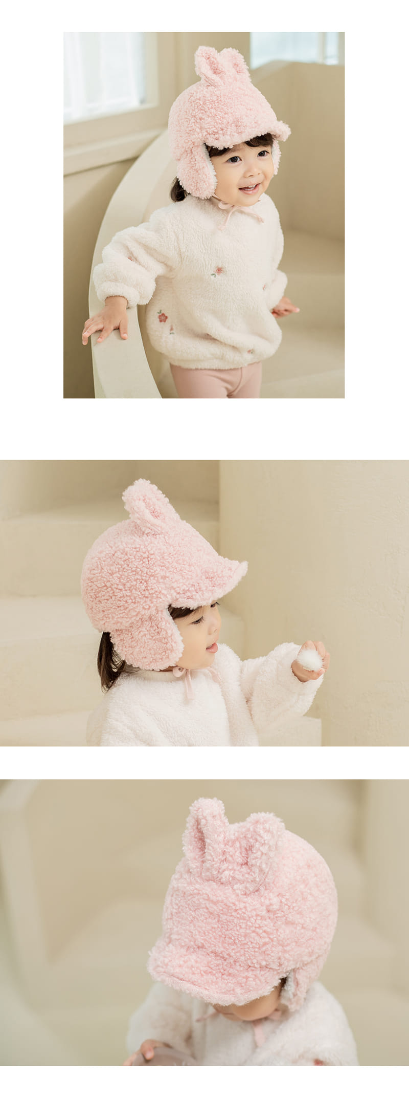 HAPPY PRINCE - Korean Children Fashion - #Kfashion4kids - Mateo Fleece Kined Baby Cap - 7