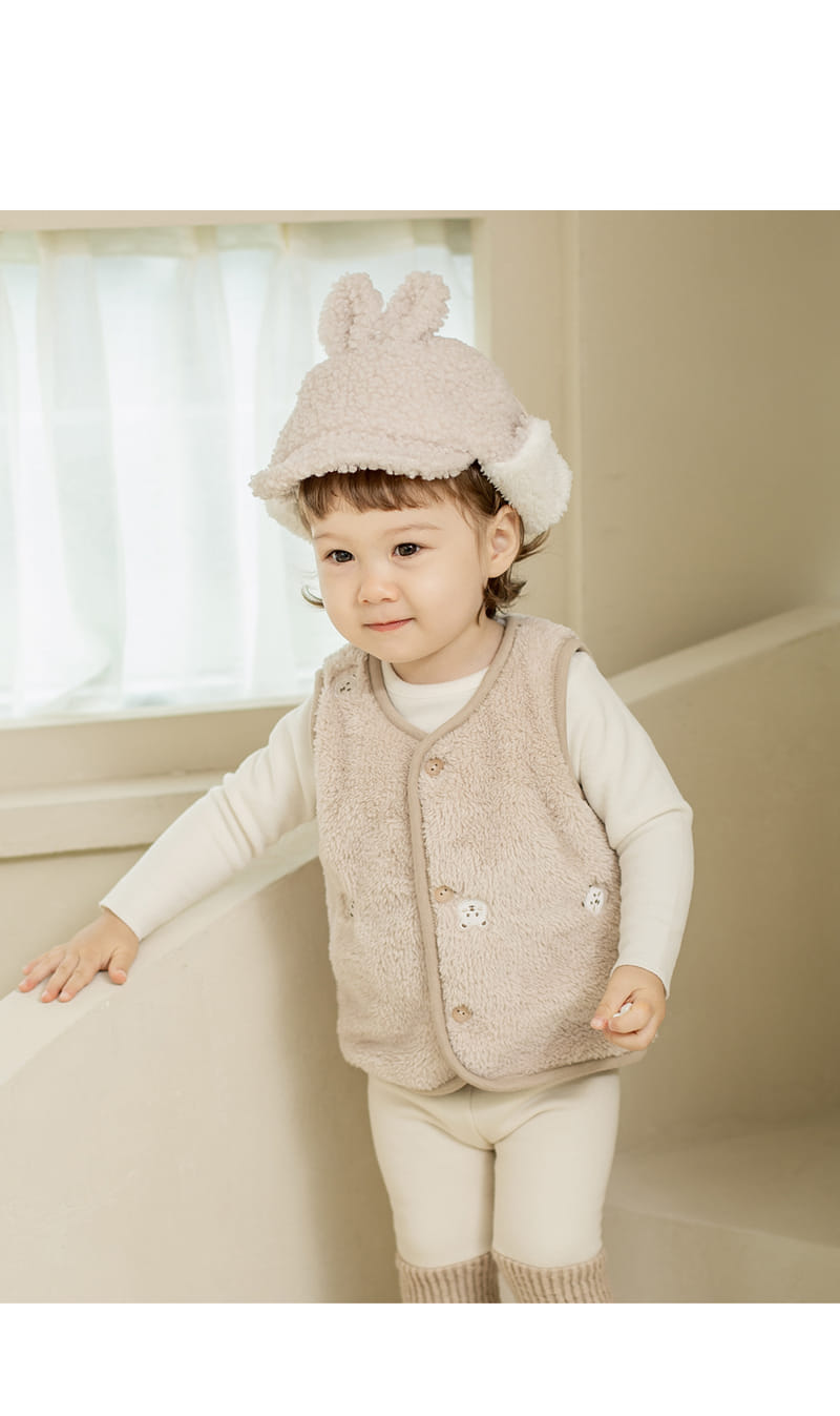 HAPPY PRINCE - Korean Children Fashion - #Kfashion4kids - Zeto Fleece Baby Vest