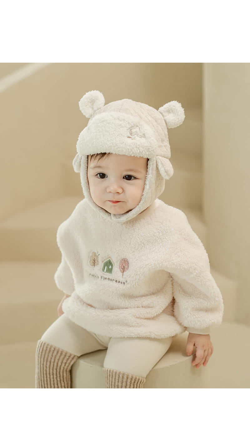 HAPPY PRINCE - Korean Children Fashion - #Kfashion4kids - Alonso Fleece Line Baby Sweatshirt
