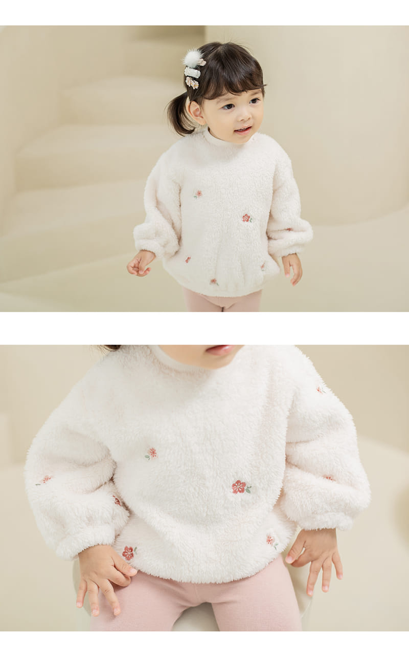 HAPPY PRINCE - Korean Children Fashion - #Kfashion4kids - Barsha Fleece Lined Baby Sweatshirt - 4