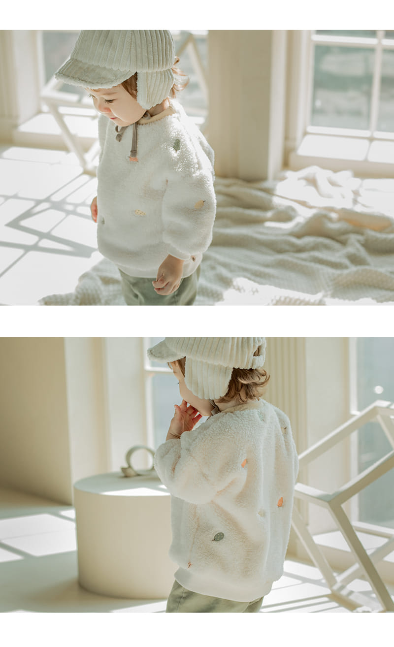 HAPPY PRINCE - Korean Children Fashion - #Kfashion4kids - Duha Fleece Baby Sweatshirt - 4