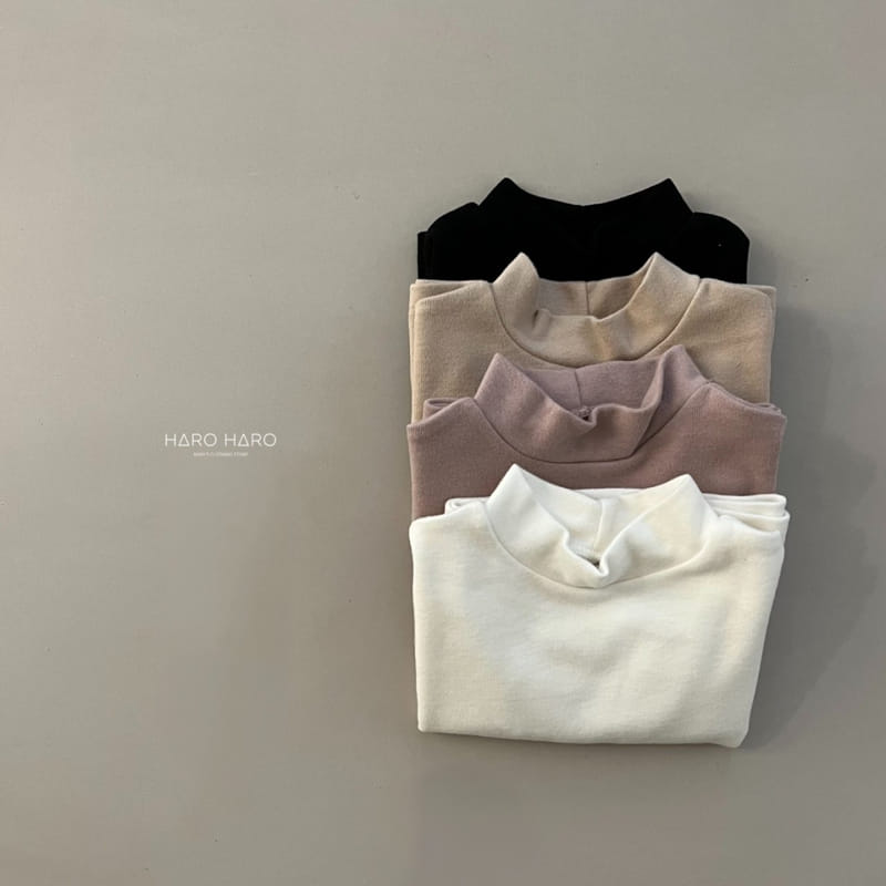 HARO HARO - Korean Children Fashion - #Kfashion4kids - Romance Half Turtleneck Tee - 10