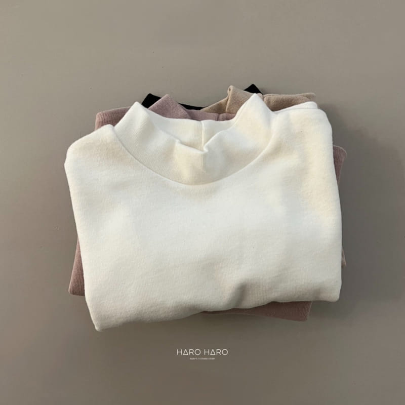 HARO HARO - Korean Children Fashion - #Kfashion4kids - Romance Half Turtleneck Tee - 8
