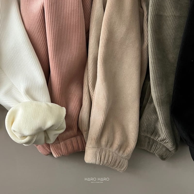HARO HARO - Korean Children Fashion - #Kfashion4kids - Cielo Rib Jogger Pants - 4