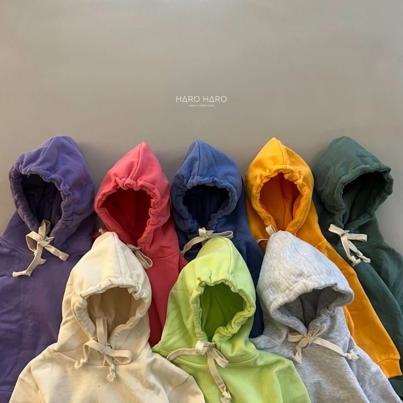 HARO HARO - Korean Children Fashion - #Kfashion4kids - Boxy Fit Fleece Hoody - 2