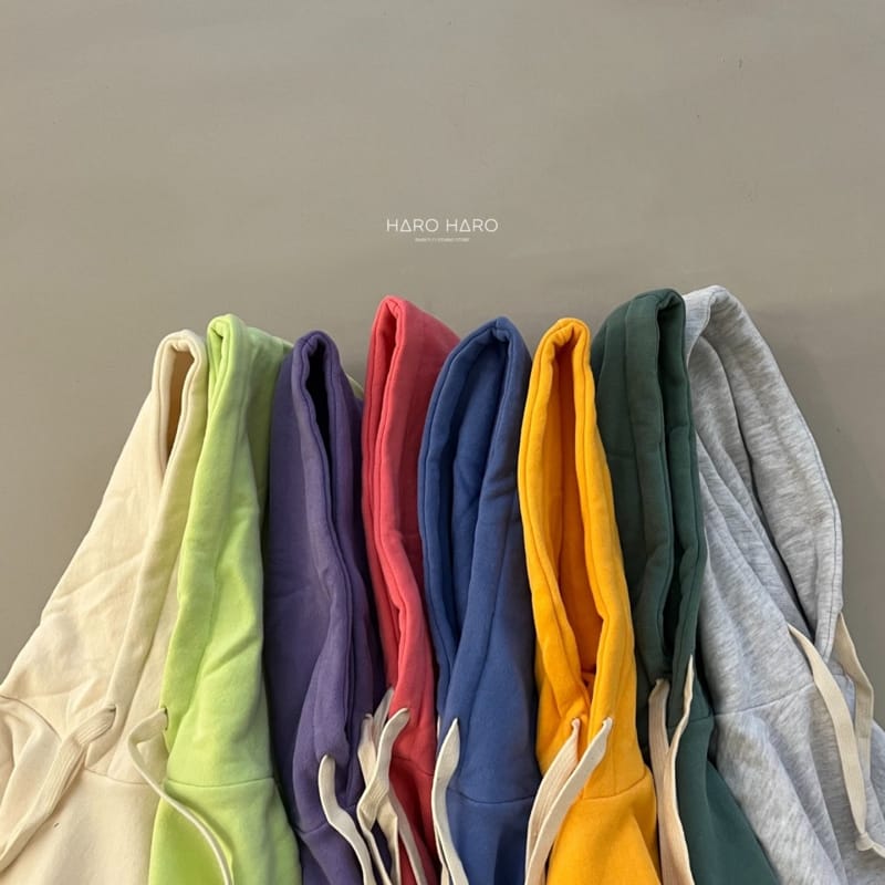 HARO HARO - Korean Children Fashion - #Kfashion4kids - Boxy Fit Fleece Hoody - 7