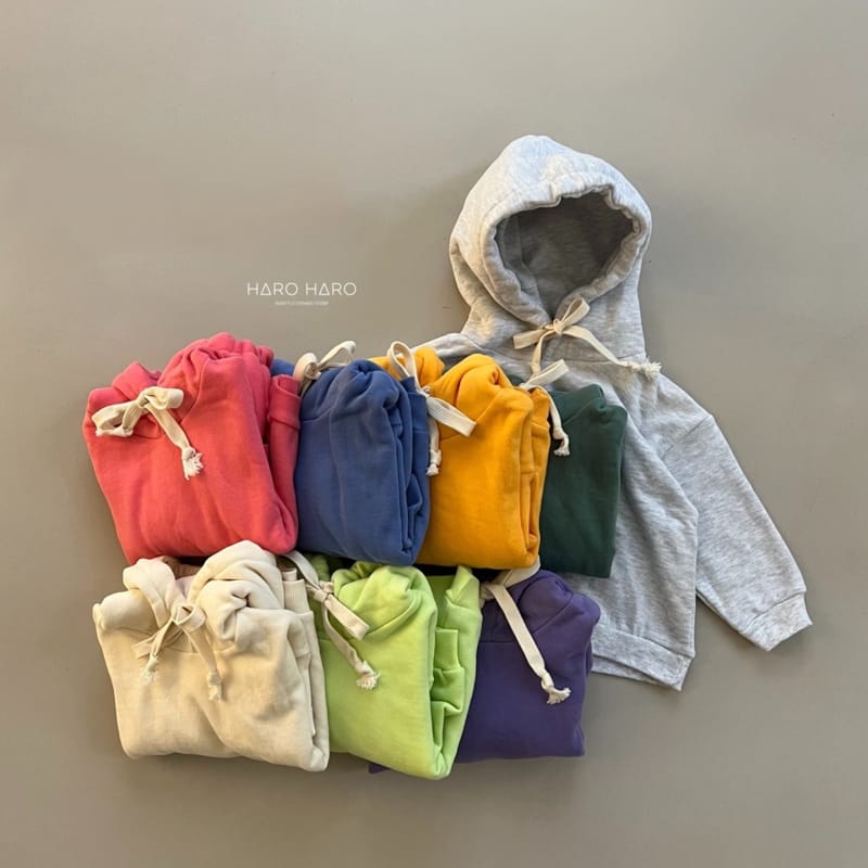 HARO HARO - Korean Children Fashion - #Kfashion4kids - Boxy Fit Fleece Hoody - 8