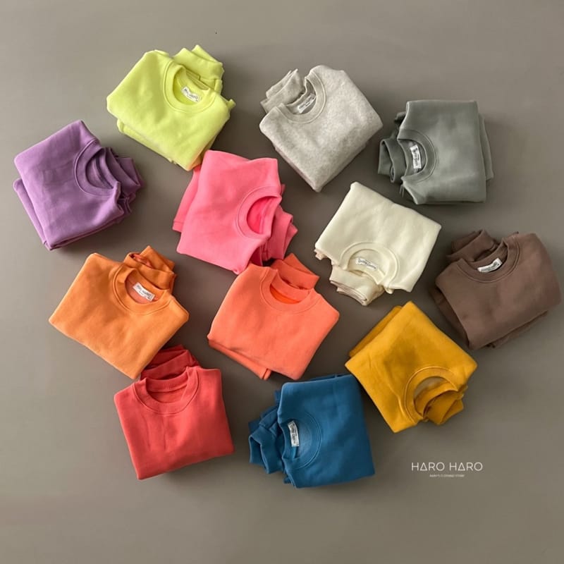 HARO HARO - Korean Children Fashion - #Kfashion4kids - Nunnunana Top Bottom Set