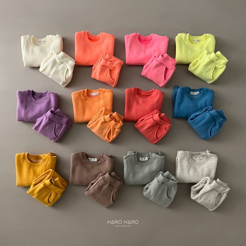 HARO HARO - Korean Children Fashion - #Kfashion4kids - Nunnunana Top Bottom Set - 2