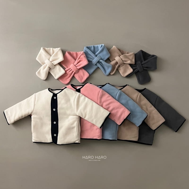 HARO HARO - Korean Children Fashion - #Kfashion4kids - Macaroon Padding Jumper - 4