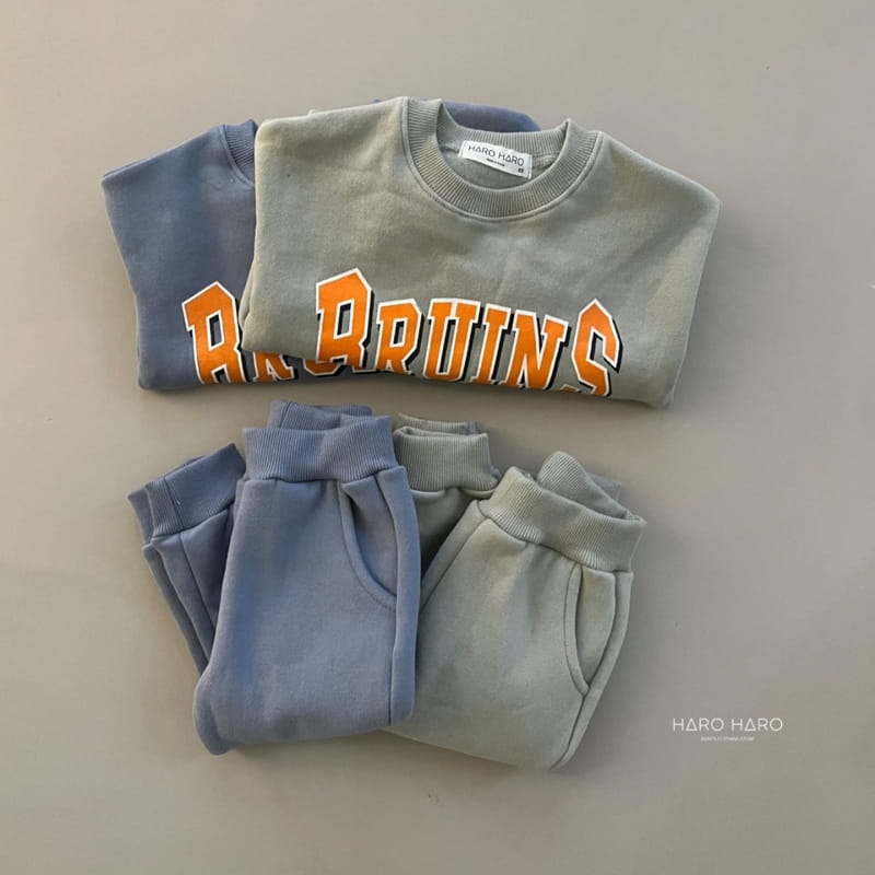 HARO HARO - Korean Children Fashion - #Kfashion4kids - Bruins Top Bottom Set - 2