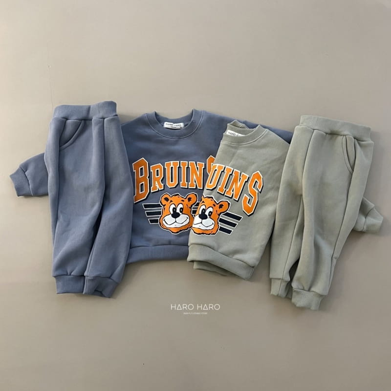 HARO HARO - Korean Children Fashion - #Kfashion4kids - Bruins Top Bottom Set - 7