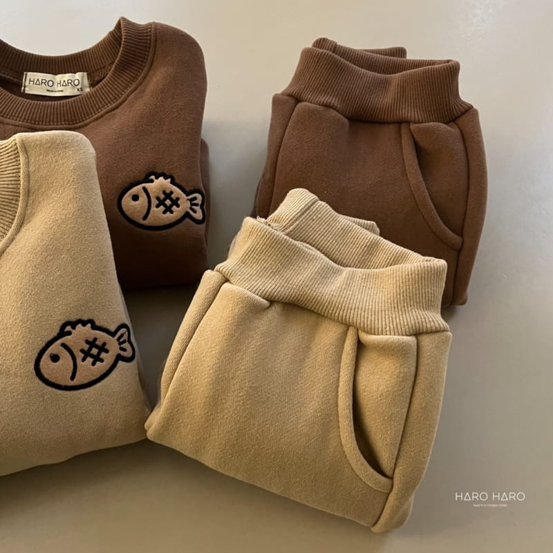 HARO HARO - Korean Children Fashion - #Kfashion4kids - Crap Bread Top Bottom Set - 4