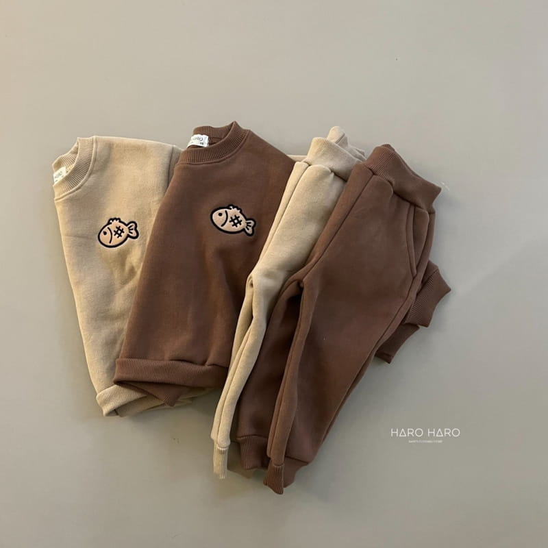 HARO HARO - Korean Children Fashion - #Kfashion4kids - Crap Bread Top Bottom Set - 5
