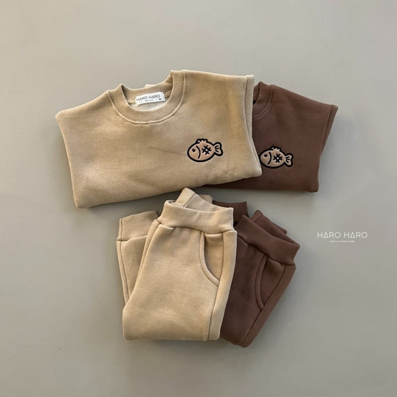 HARO HARO - Korean Children Fashion - #Kfashion4kids - Crap Bread Top Bottom Set - 7